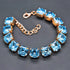 Браслет "Imperial (Aquamarine Blue)" с кристаллами Swarovski™